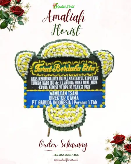 Papan Bunga Duka Halim Perdana Kusuma